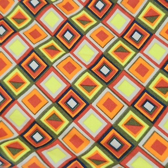 LULAROE LLR OS Groovy Patterned Buttery Soft Legging One Size - Picture 1 of 6